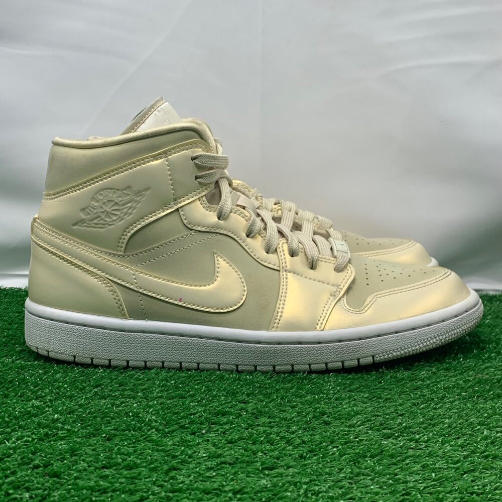Nike Air Jordan 1 Mid Lemon Yellow Women’s Size 9.5 CK6587‑200 No Box